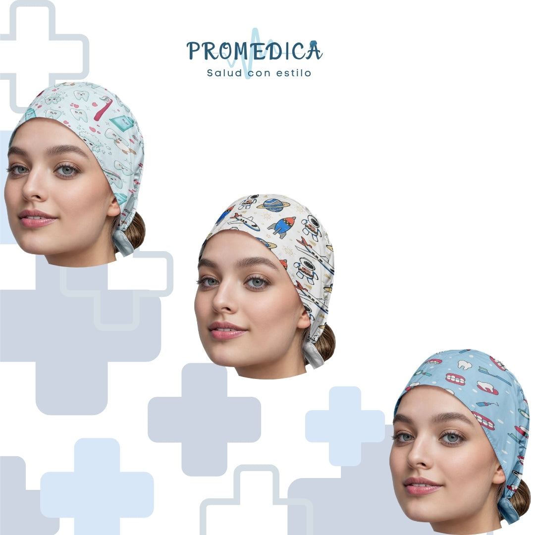 KIT 08 DE GORROS 3 pzas UNISEX