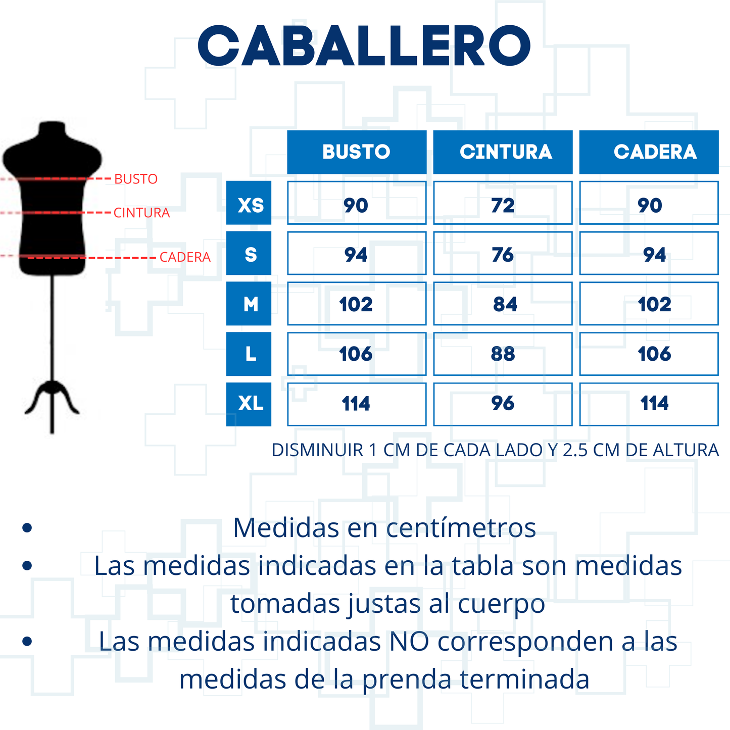 Casaca nutriologo 3/caballero