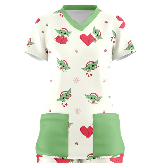 Casaca baby yoda navideño/dama