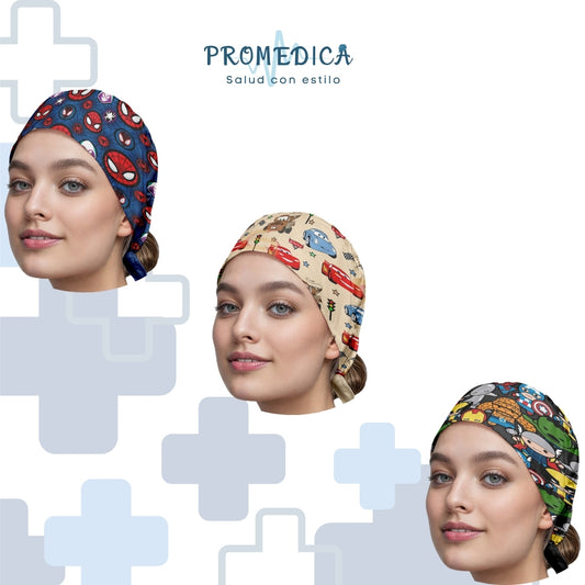 KIT 04 DE GORROS 3 pzas UNISEX
