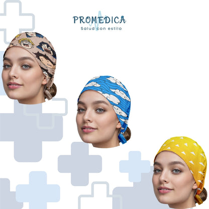 KIT 12 DE GORROS 3 pzas UNISEX