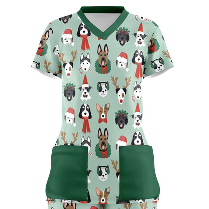 Casaca perritos navideños/dama