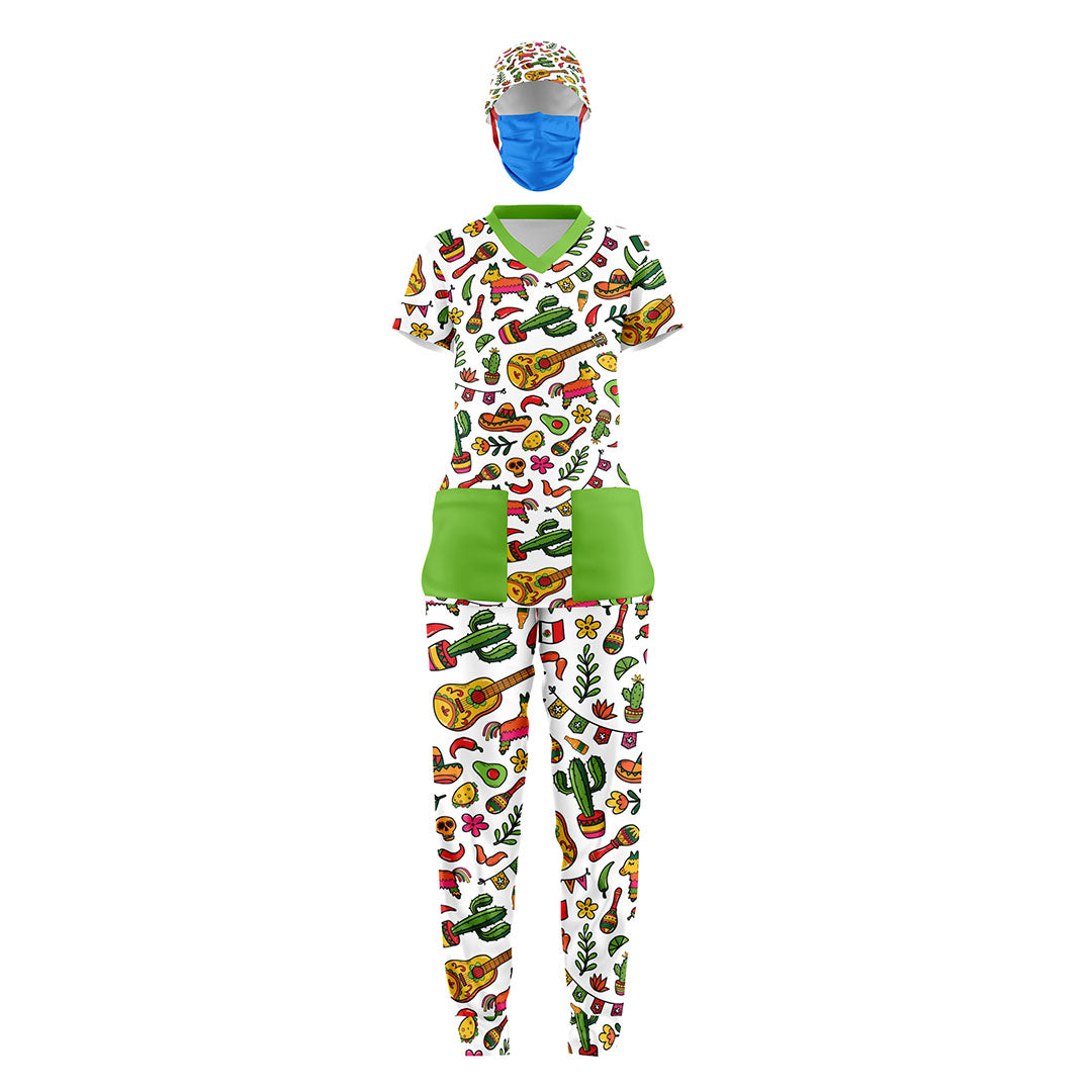 Viva México /dama 3 pzas