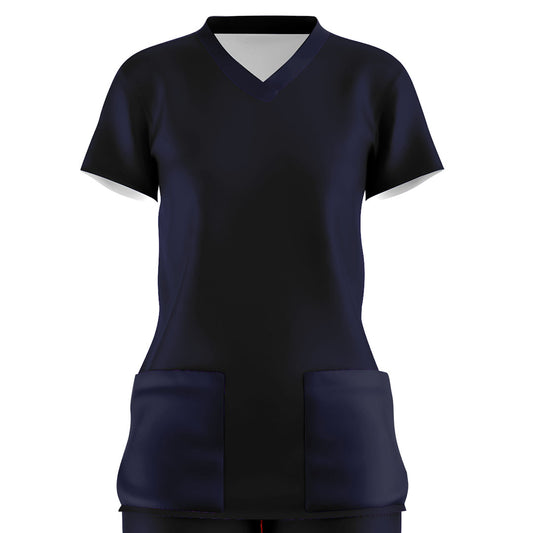 color liso azul marino /dama