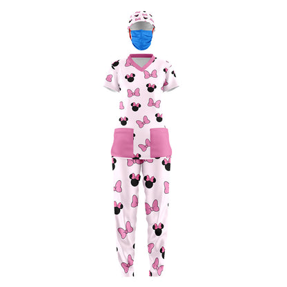 Kit minnie mouse/dama  3 pzas