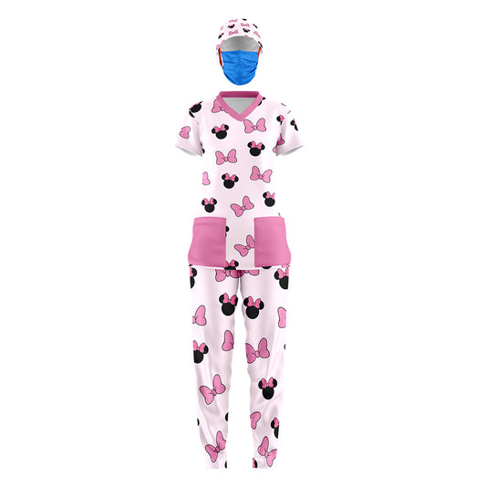 Kit minnie mouse/dama  3 pzas