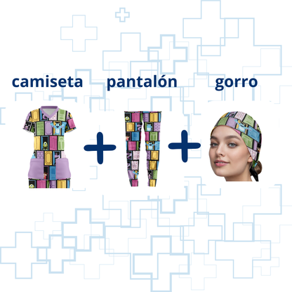 Kit minnie mouse/dama  3 pzas